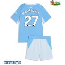 Manchester City Matheus Nunes #27 Hjemmedraktsett Barn 2026-27 Kortermet (+ Korte bukser)
